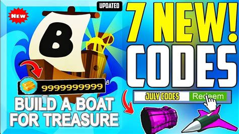 Build a Boat for Treasure (BABFT) Codes .